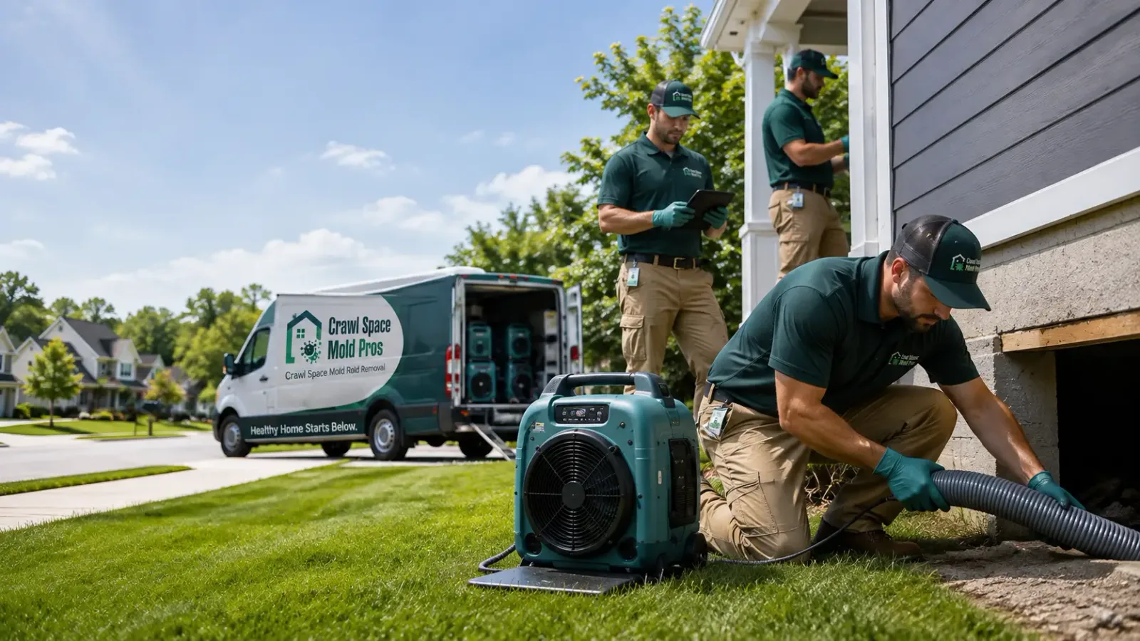 Crawl Space Mold Removal in Burlington, WI